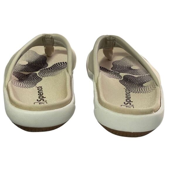 SPENCO Victoria Sandal, Sand Shell Color, Comfy Memory Foam Sole, Size 8, NWOB - Picture 5 of 9